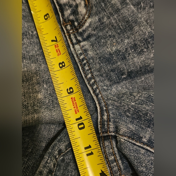 Judy Blue Jeans Blue Denim Cropped Bootcut Distressed Stretch Women's Size 7/28 - Picture 11 of 13